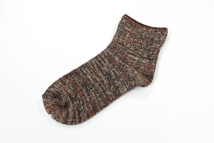Silk Noil Socks by “SAYUU”