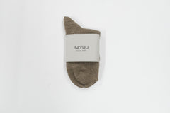 Suvin Cotton Socks by “SAYUU”