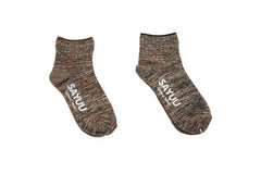 Silk Noil Socks by “SAYUU”