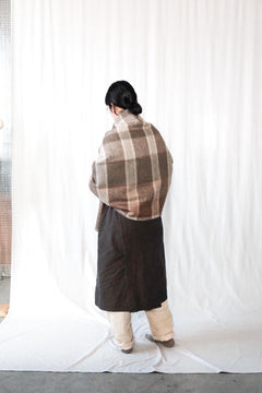 Colored Co / Wool Blanket - Cacao