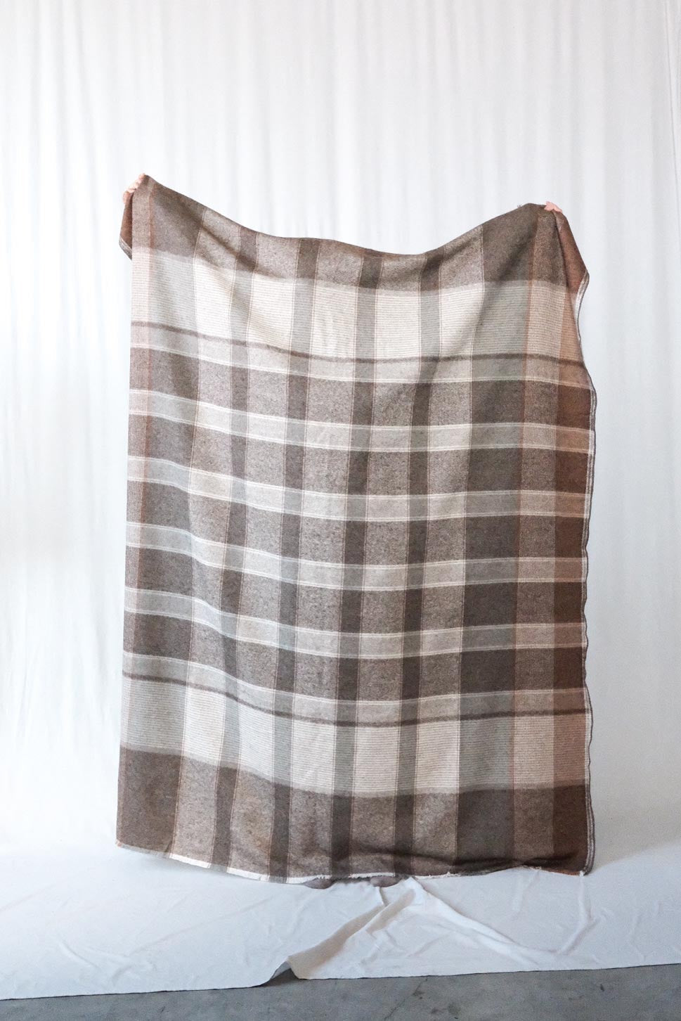 Colored Co / Wool Blanket - Cacao