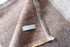 Colored Co / Wool Blanket - Cacao