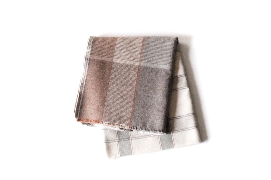 Colored Co / Wool Blanket - Soy
