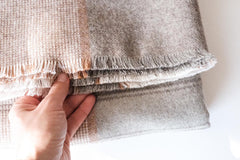 Colored Co / Wool Blanket - Soy