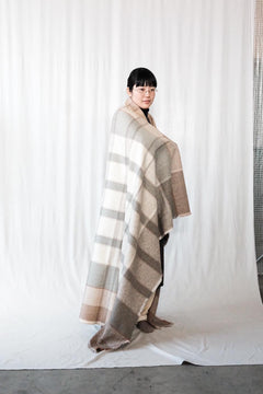 Colored Co / Wool Blanket - Soy
