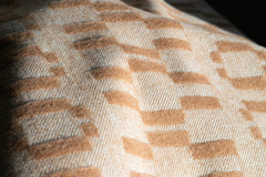 Organic Colored Cotton Blanket - Camel
