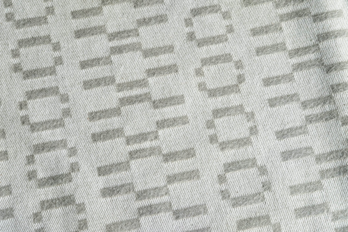 Organic Colored Cotton Blanket - Gray