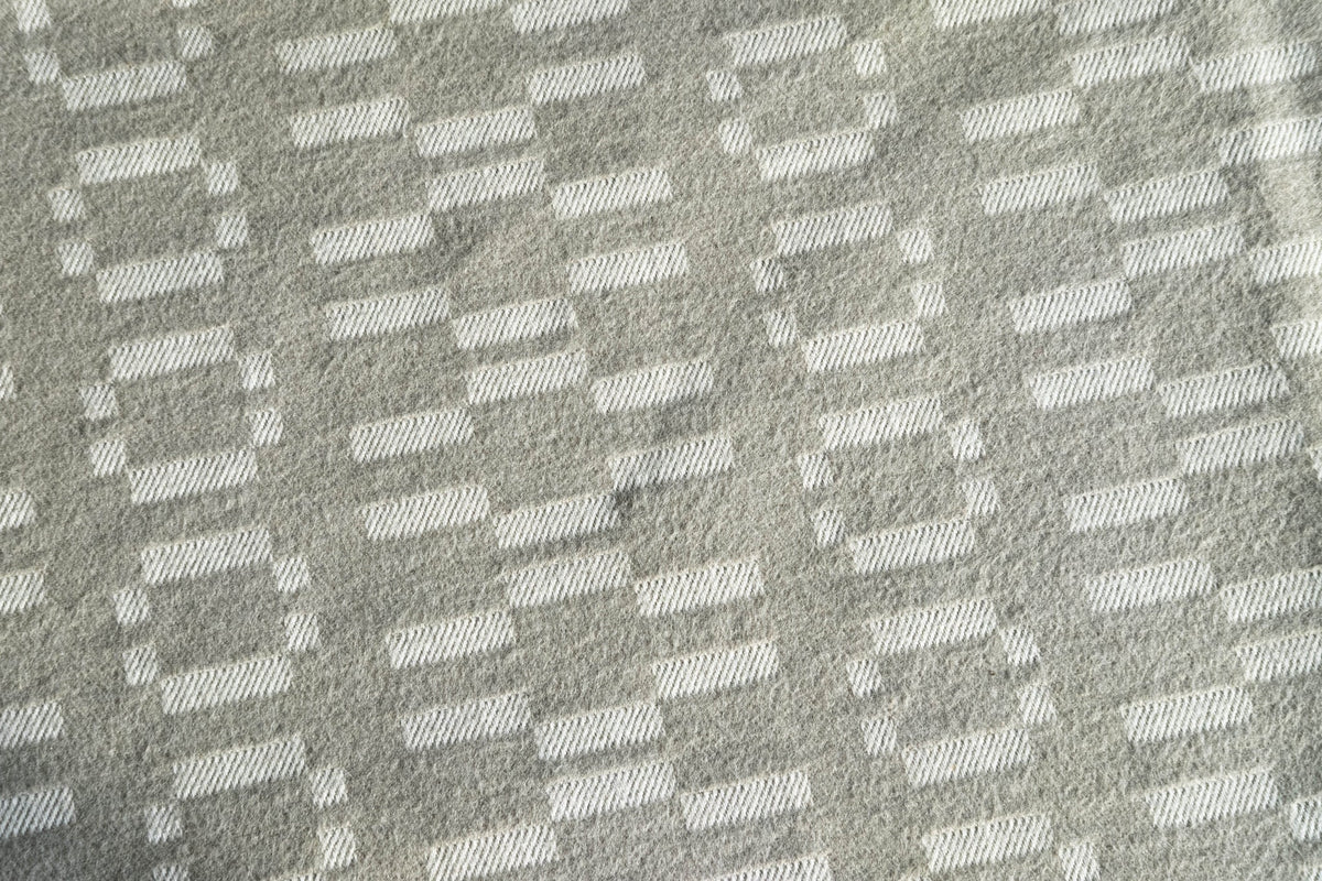 Organic Colored Cotton Blanket - Gray