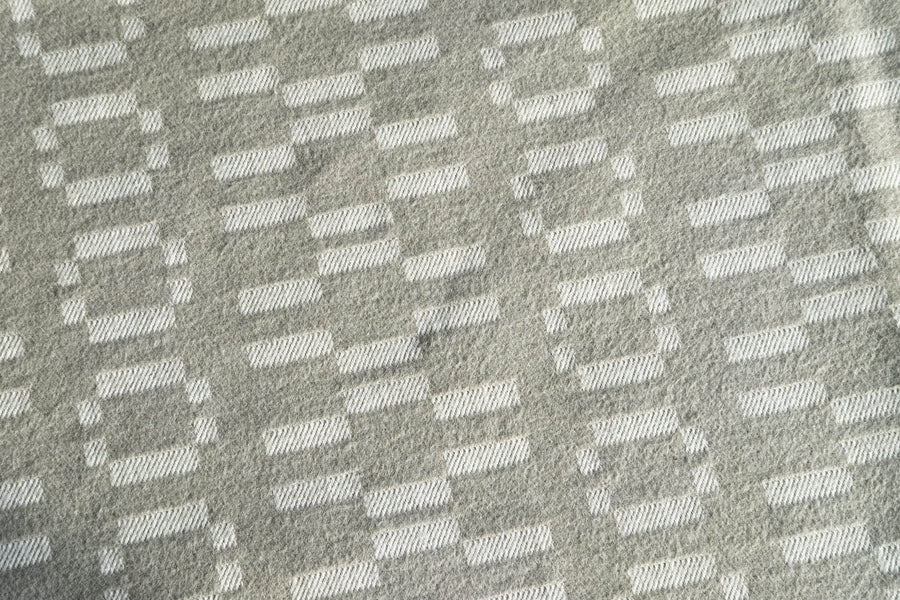 Organic Colored Cotton Blanket - Gray