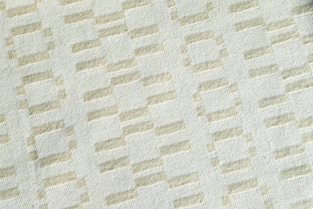 Organic Colored Cotton Blanket - Green