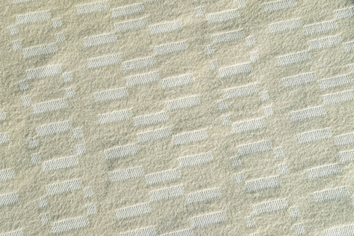 Organic Colored Cotton Blanket - Green
