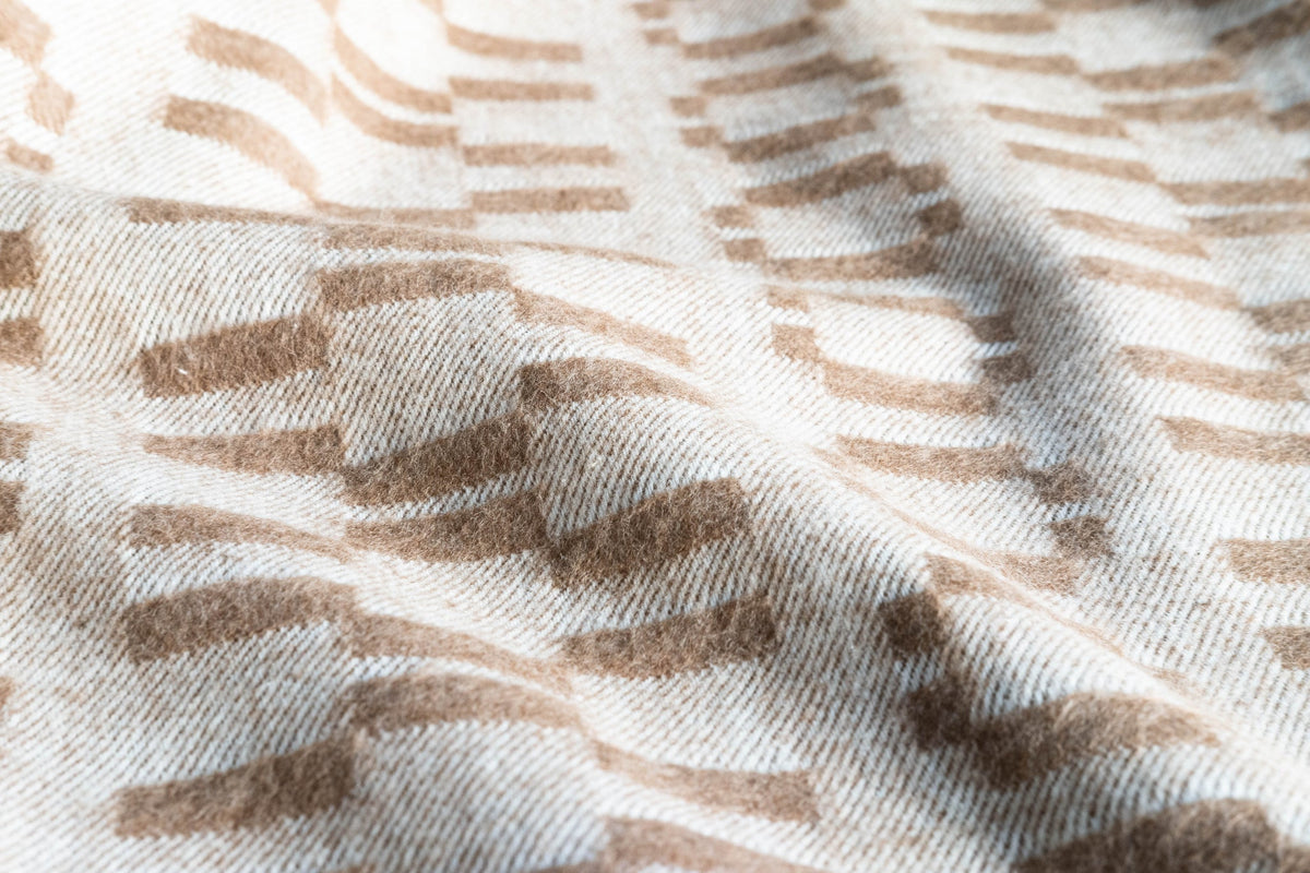 Organic Colored Cotton Blanket - Brown