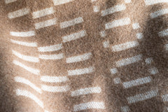 Organic Colored Cotton Blanket - Brown