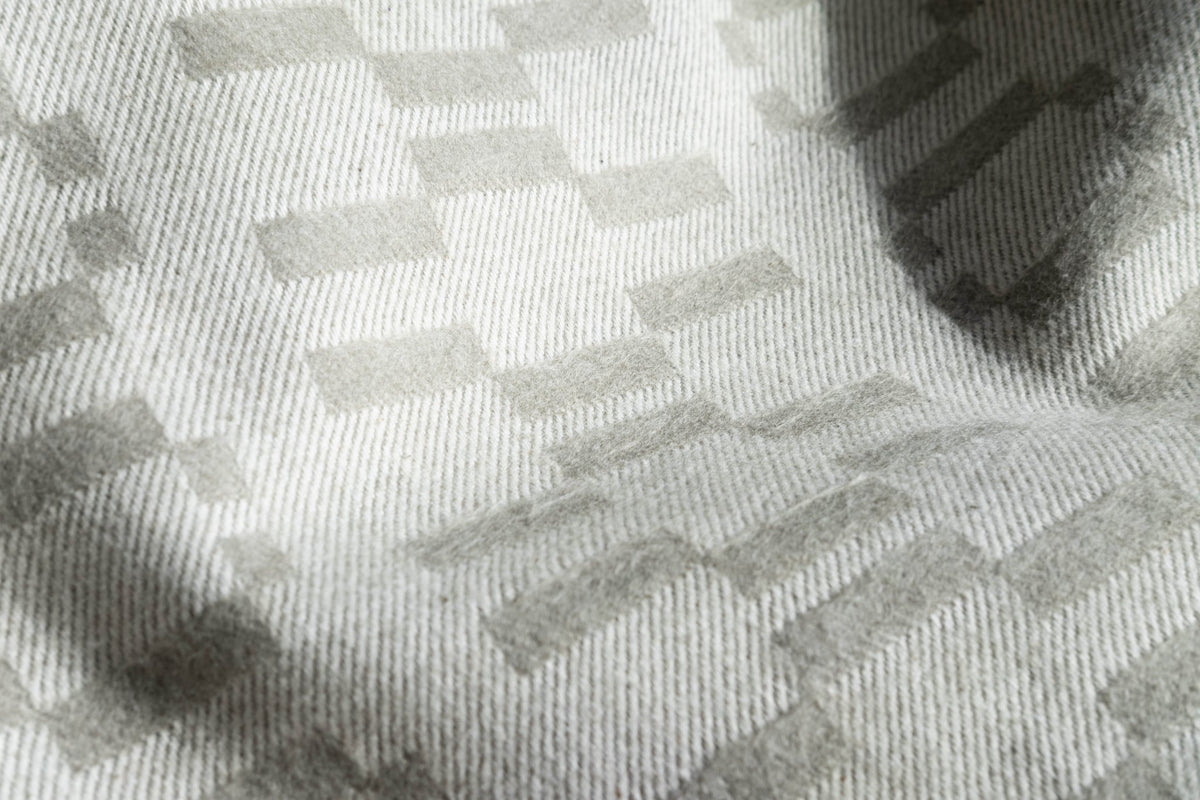 Organic Colored Cotton Blanket - Gray