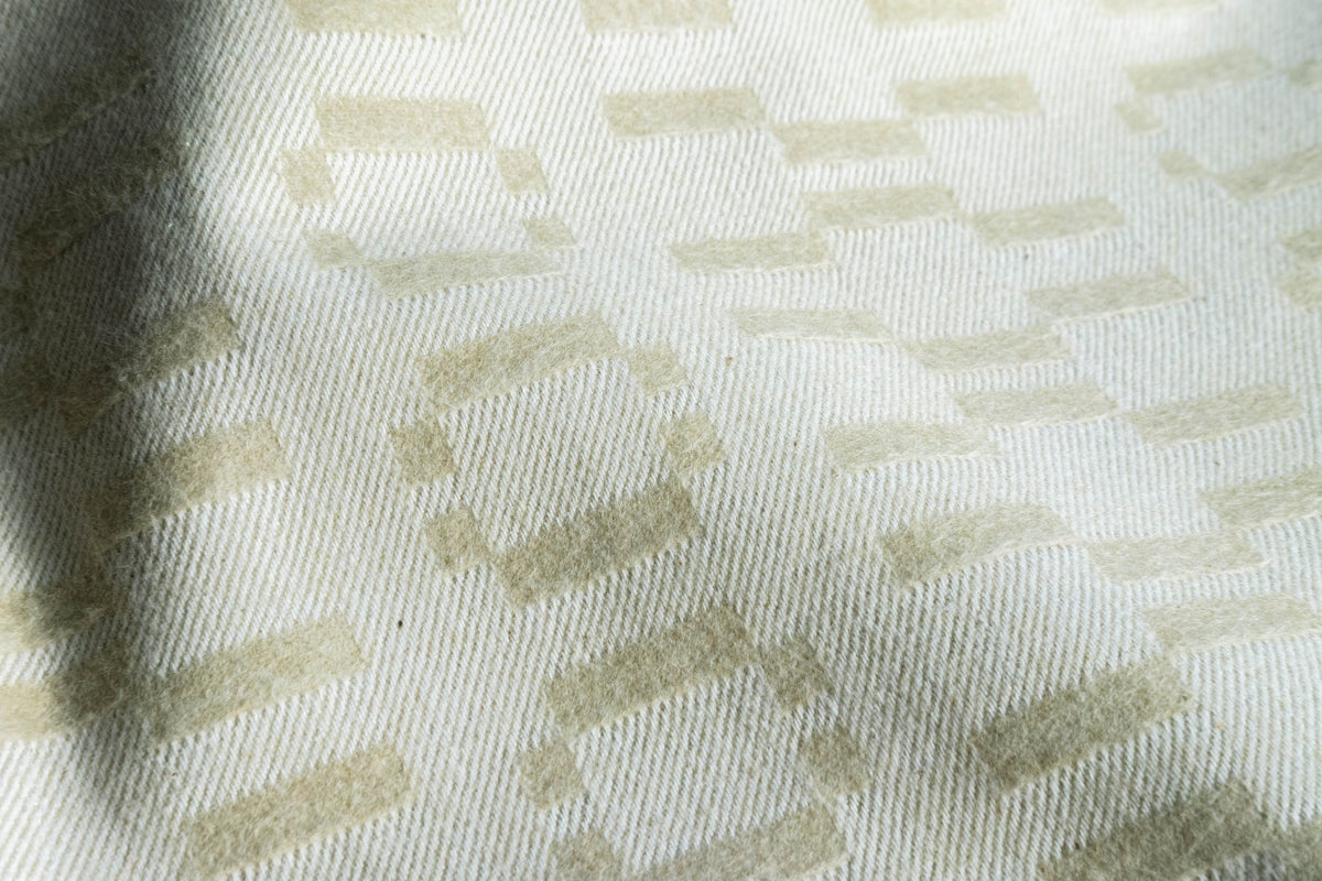 Organic Colored Cotton Blanket - Green