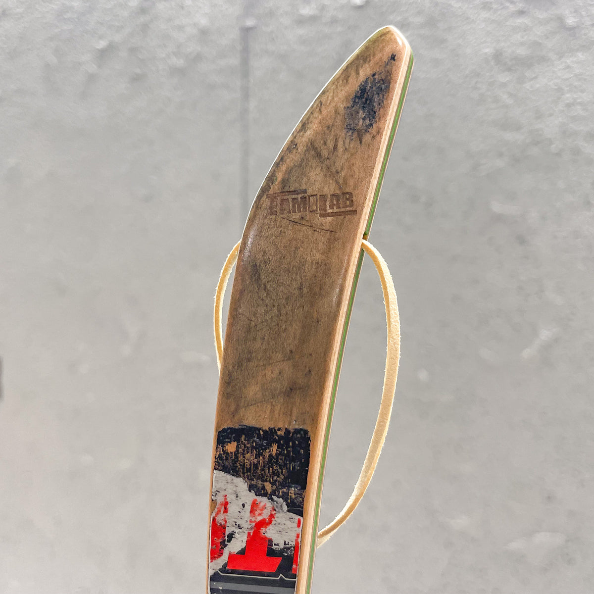 Shoehorn × Skateboard with Hinoki Stand - Multi Green
