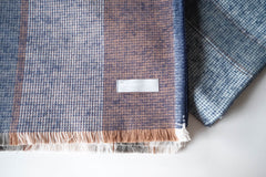 Sashiko Organic Cotton Blanket (Kuchinashi)