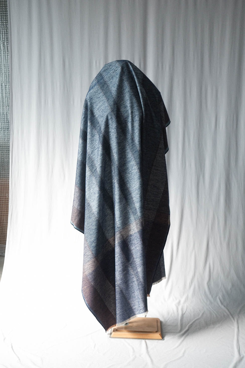Sashiko Organic Cotton Blanket (Kuchinashi)
