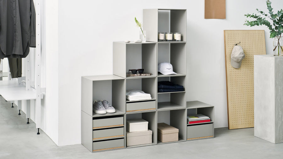 box case set M - gray