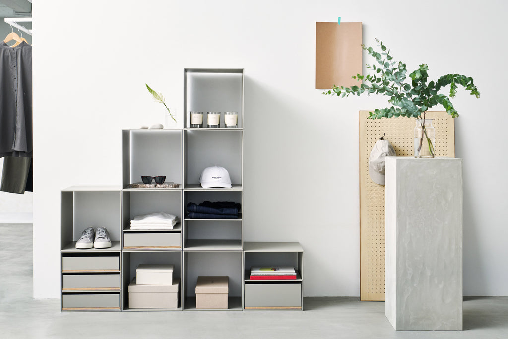 box case set S - gray