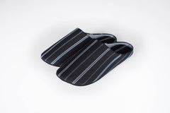 SASHIKO Stripe / Slippers - Black