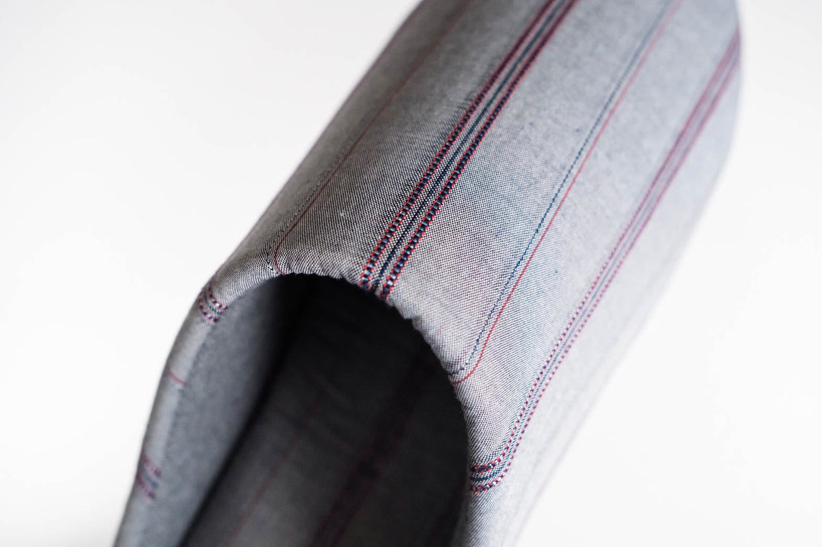 SASHIKO Stripe / Slippers - Gray