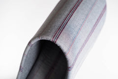 SASHIKO Stripe / Slippers - Gray