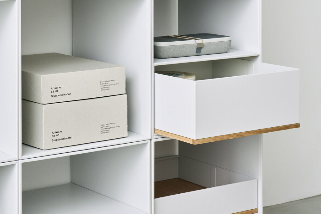 box case set M - white